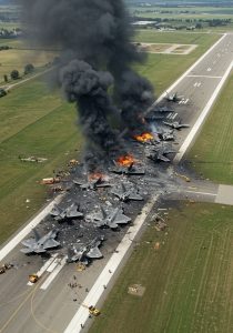 Breaking News: B-2 Crashed to the ground……. See