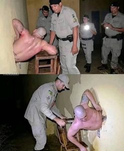 They caught him escaping and forced him to… See